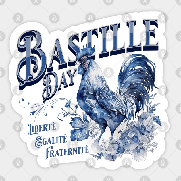 Bastille Day Rooster Sticker by HolidayBug